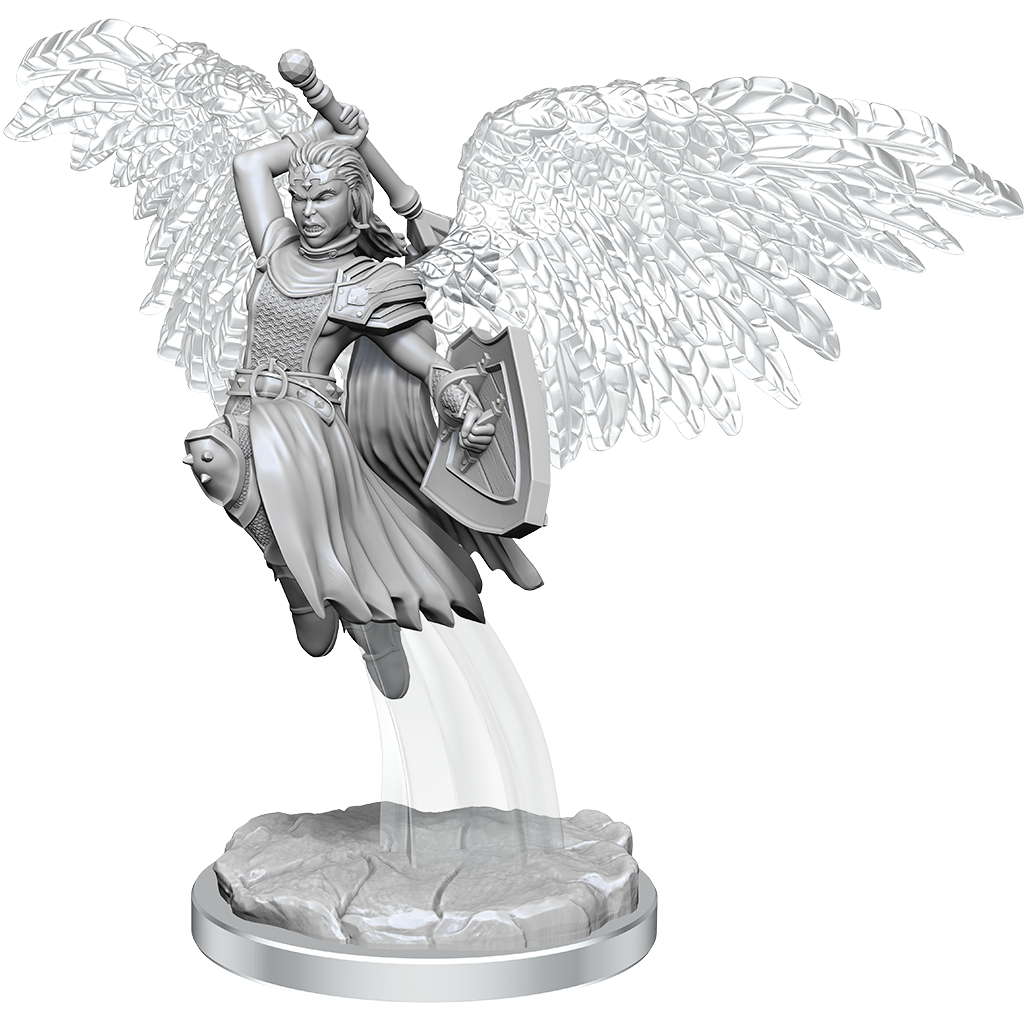 D&D Nolzurs Marvelous Unpainted Miniatures Aasimar Cleric Female Dungeons & Dragons Wizards of the Coast Default Title  