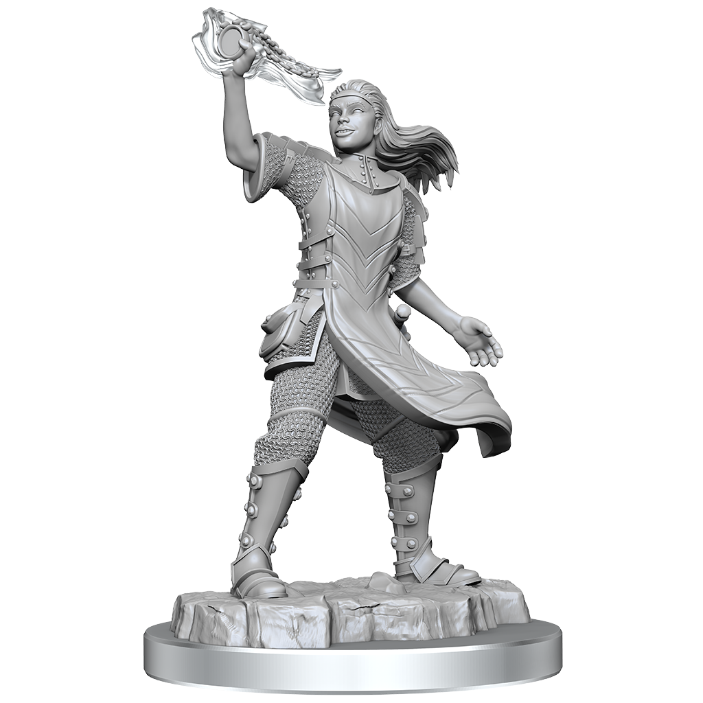D&D Nolzurs Marvelous Unpainted Miniatures Aasimar Cleric Female Dungeons & Dragons Wizards of the Coast   