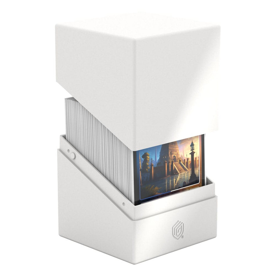Ultimate Guard Boulder 100+ Solid White Deck Box Ultimate Guard   