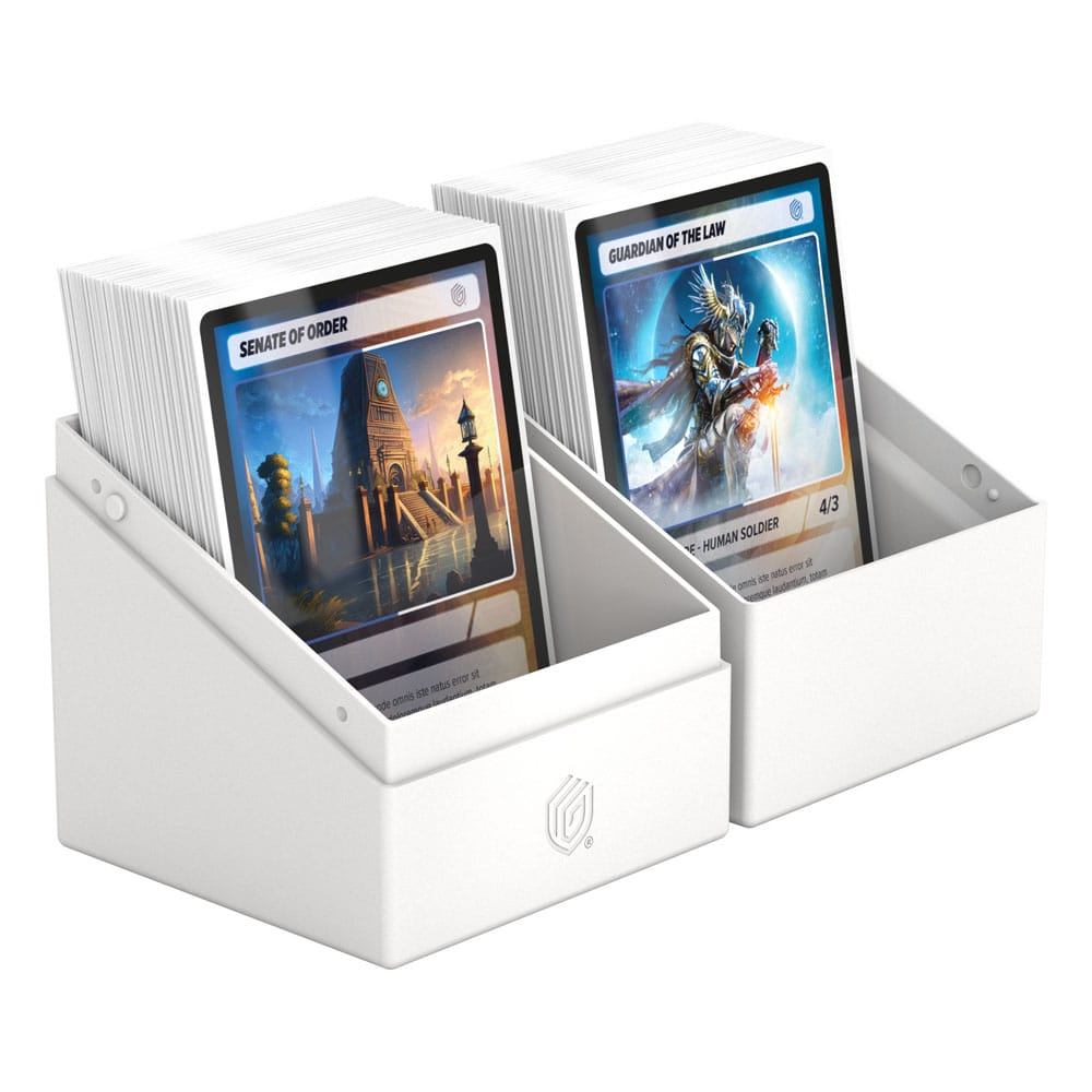 Ultimate Guard Boulder 100+ Solid White Deck Box Ultimate Guard   
