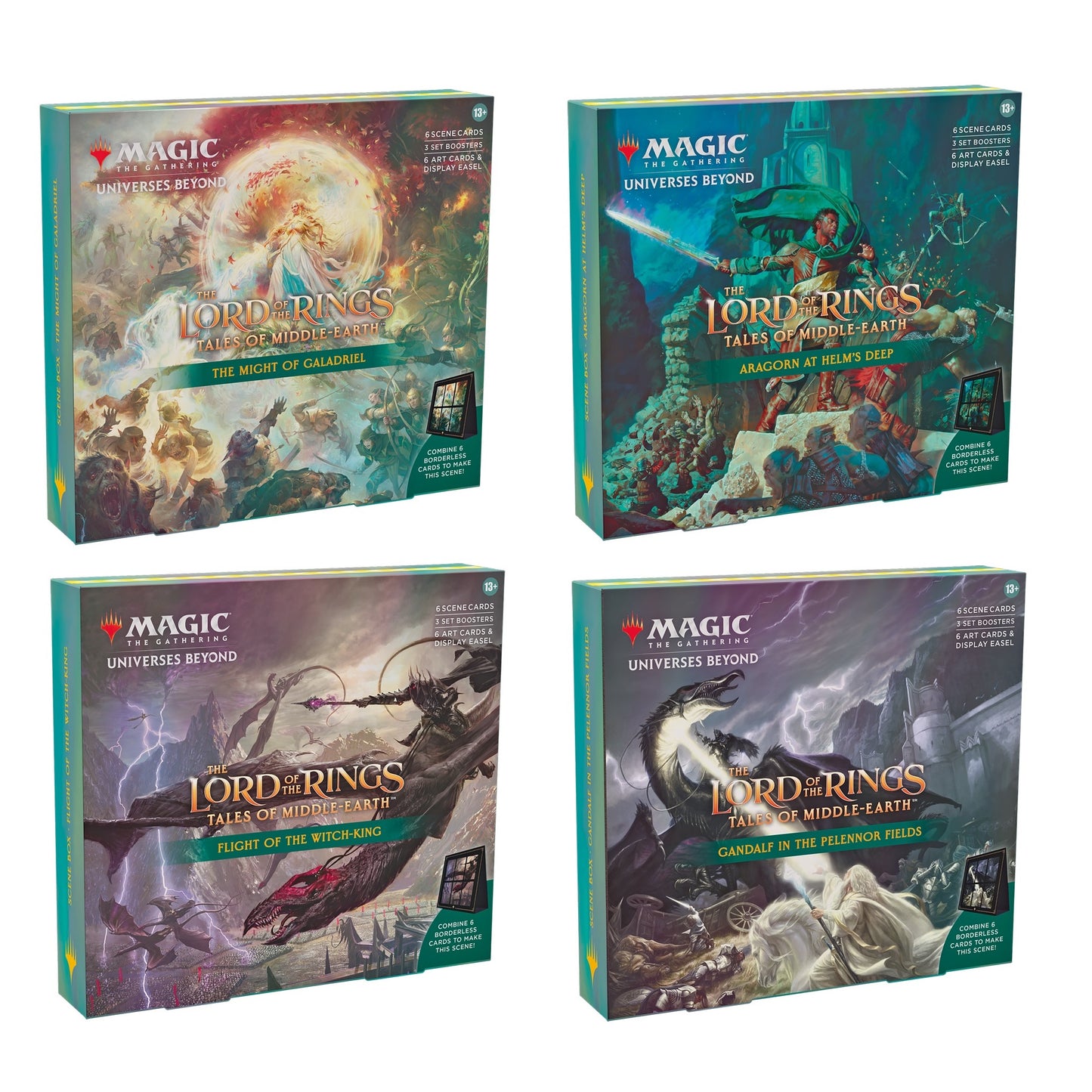 Magic The Lord of the Rings: Tales of Middle-Earth - Holiday Scene Full Set Magic The Gathering Wizards of the Coast Default Title  