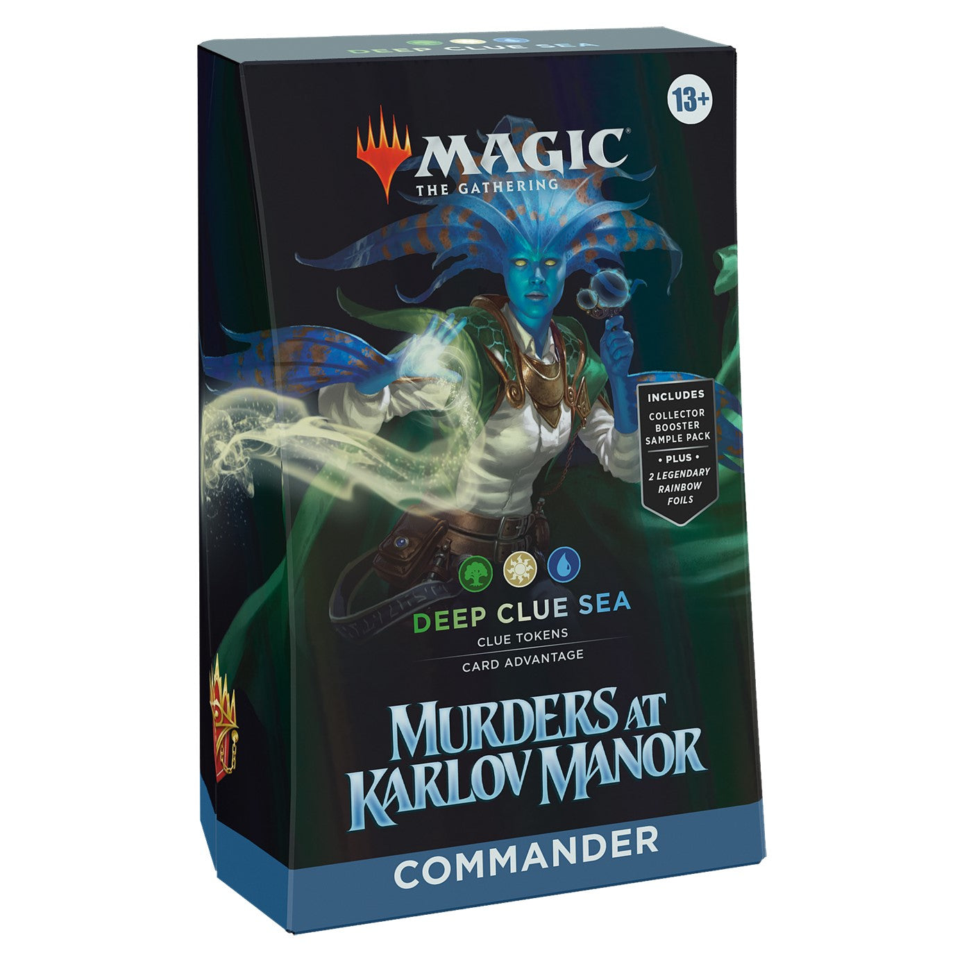 Magic The Gathering - Murders at Karlov Manor, Deep Clue Sea Commander Deck Magic The Gathering Wizards of the Coast Default Title  