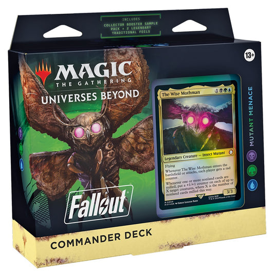 Magic The Gathering - Fallout Mutant Menace Commander Deck Magic The Gathering Wizards of the Coast Default Title  