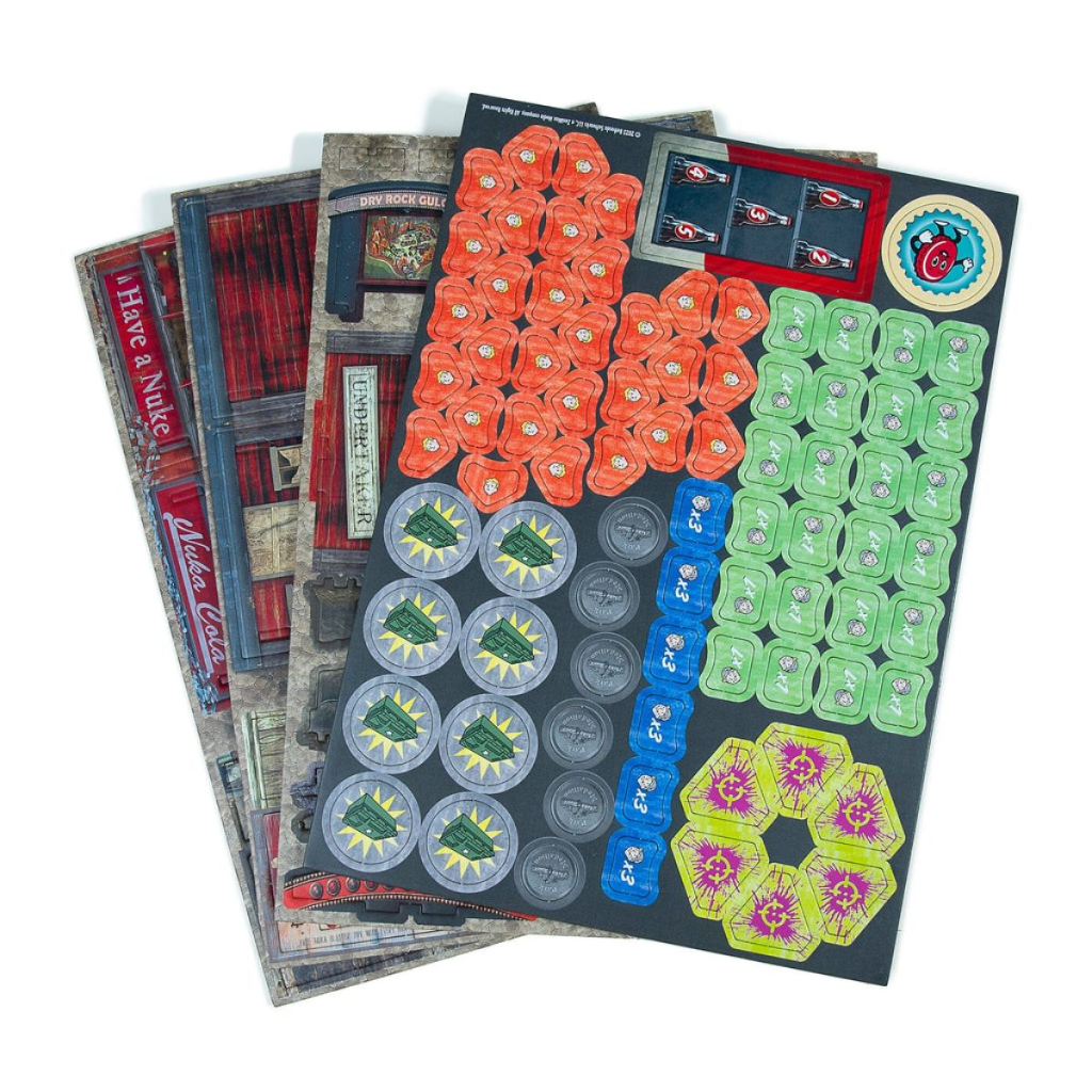 Fallout: Factions: Tokens and Terrain Pack 1 Fallout Factions Modiphius Entertainment