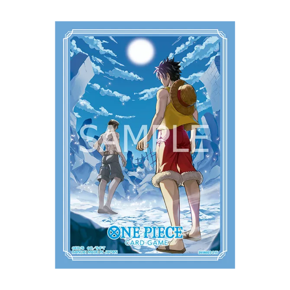 One Piece Card Game: Vol 15 - Luffy & Ace Official Sleeves Card Sleeves Bandai Namco Default Title