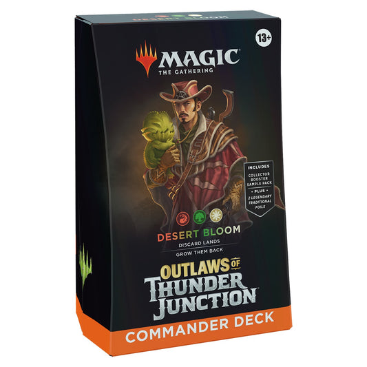 Magic The Gathering - "Desert Bloom" Thunder Junction Commander Deck Magic The Gathering Wizards of the Coast Default Title  