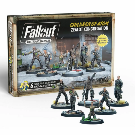 Fallout Wasteland Warfare - Children of Atom Zealot Congregation Fallout Factions Modiphius Entertainment Default Title