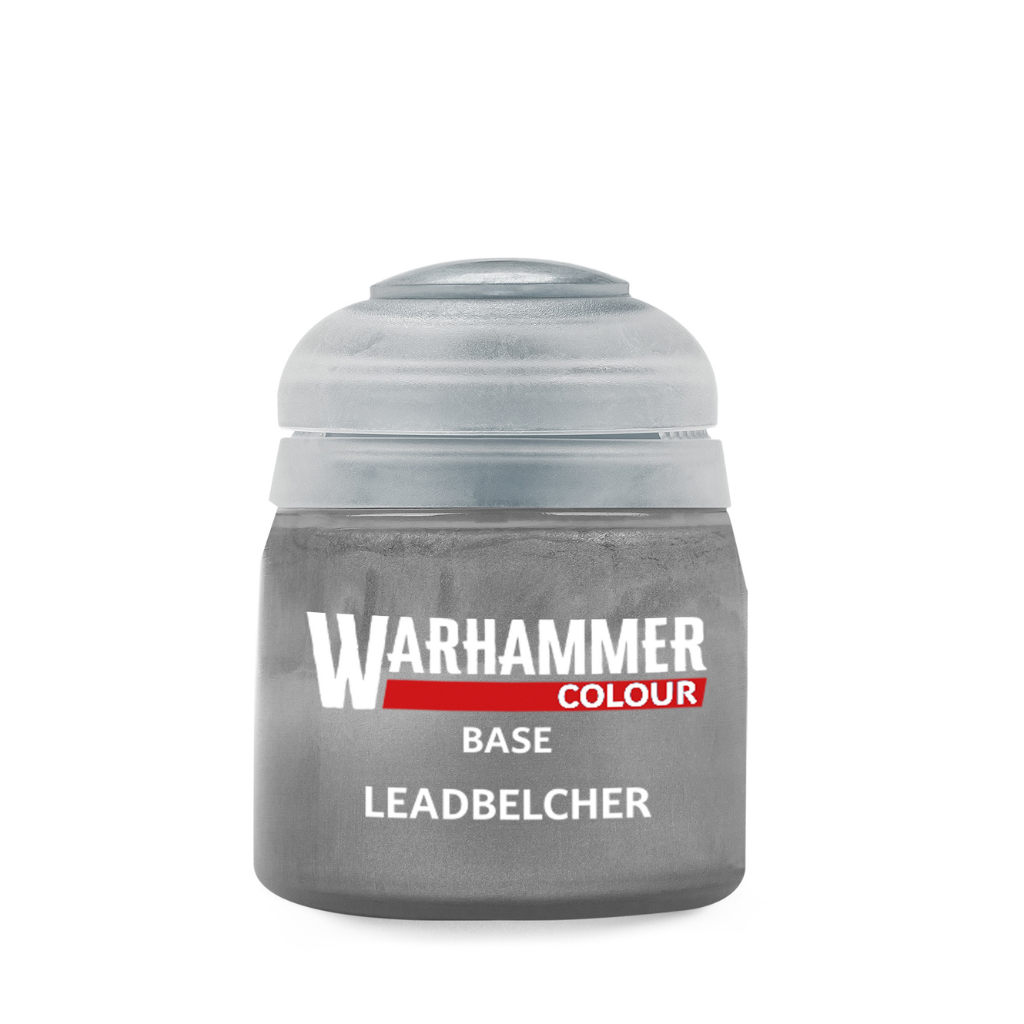 Warhammer Colour: Base - Leadbelcher 12ml Citadel Base Warhammer Colour