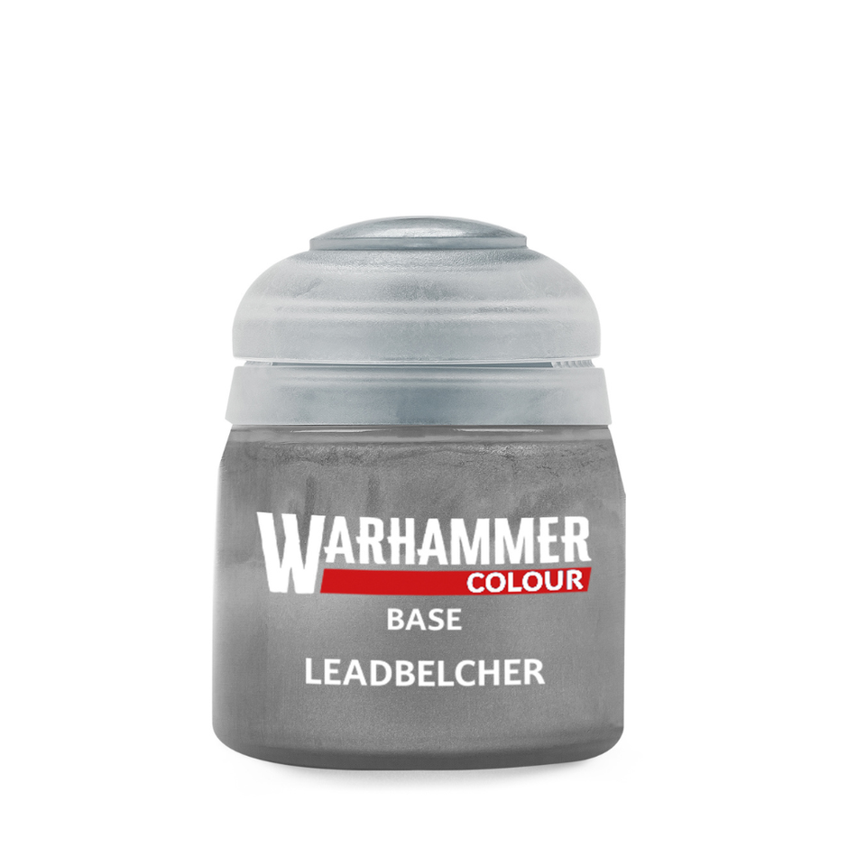 Warhammer Colour: Base - Leadbelcher 12ml Citadel Base Warhammer Colour
