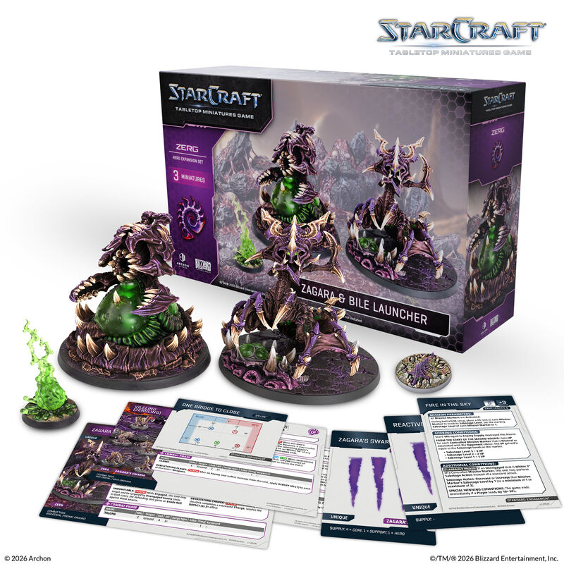 Starcraft Miniatures Games: Zerg - Zagara- Expansion Set *PREORDER*