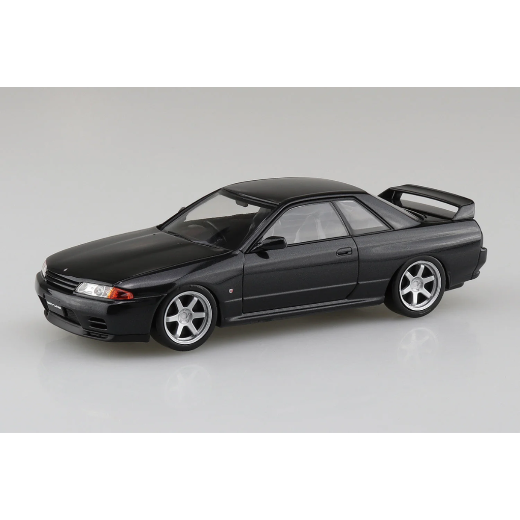 1/32 Nissan R32 Skyline GT-R Custom Wheel (Black Pearl Metallic) Model Car Kit Aoshima