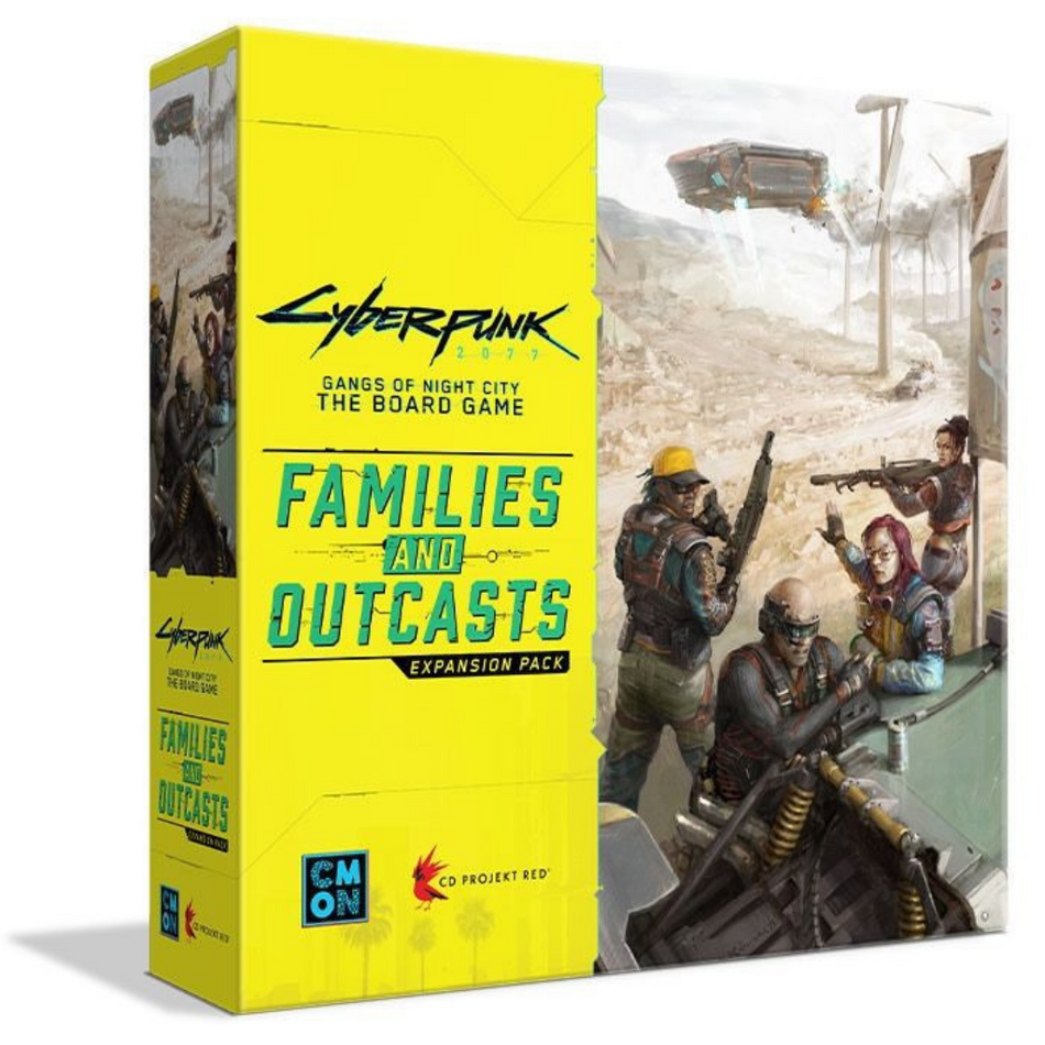 Cyberpunk 2077 Families and Outcasts Board Games CMON Default Title