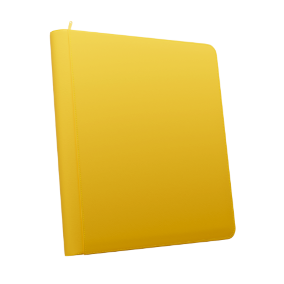 Palms off Gaming - STEALTH 12 Pocket Zip Trading Card Binder - YELLOW Binder Palms Off Gaming Default Title