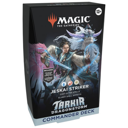 Magic Tarkir: Dragonstorm - Commander Jeskai Striker Deck Magic The Gathering Wizards of the Coast Default Title
