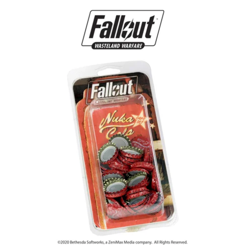Fallout Wasteland Warfare - Nuka Cola Revised Cap Set Fallout Wasteland Warfare Modiphius Entertainment Default Title