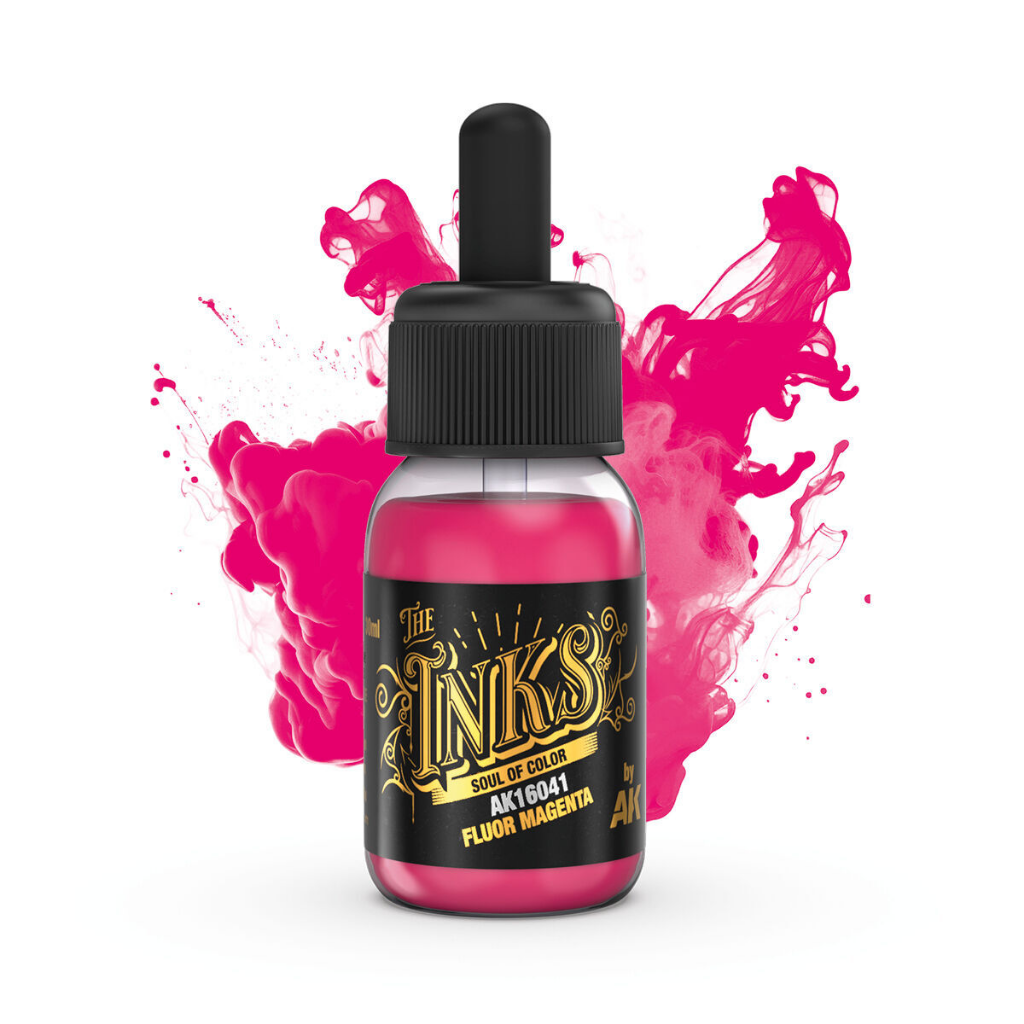AK Interactive The INKS: Fluor Magenta 30ml Acrylic Ink AK Interactive AK Interactive Default Title
