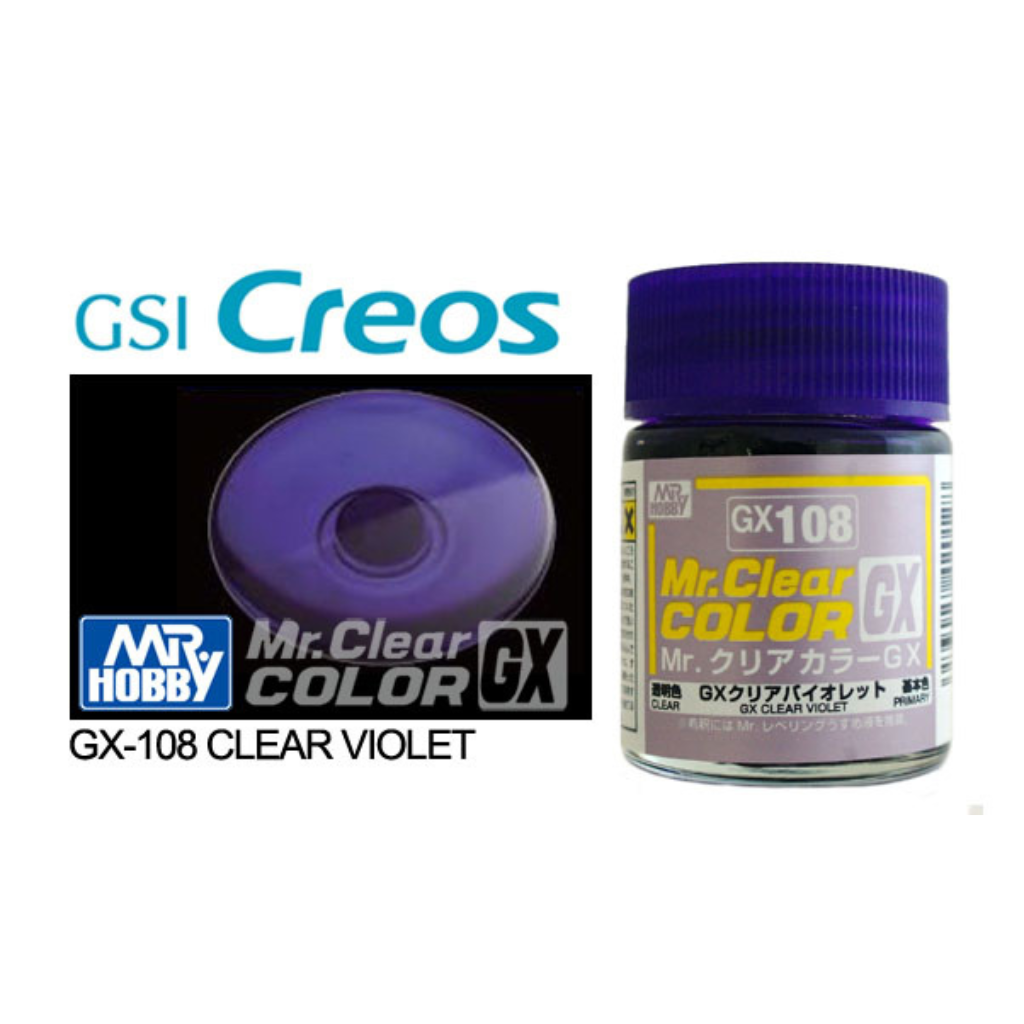 Mr Color GX Clear Violet Mr Hobby Paints Mr Hobby Default Title
