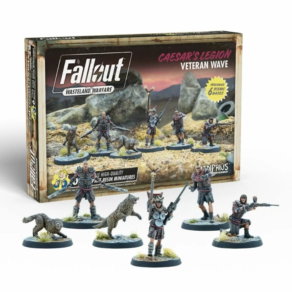 Fallout Wasteland Warfare - Caesar's Legion Veteran Wave Fallout Factions Modiphius Entertainment Default Title