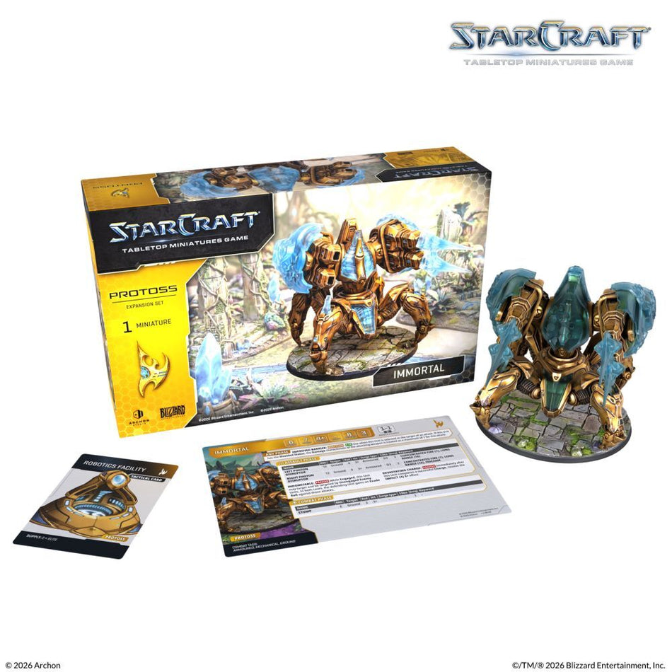 Starcraft Miniatures Games: Protoss - Immortal - Expansion Set Starcraft Archon Studio