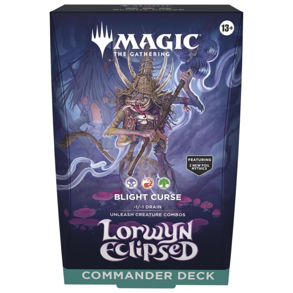 Magic Lorwyn Eclipsed - Blight Curse Commander Deck MTG: Lorwyn Eclipsed Wizards of the Coast Default Title