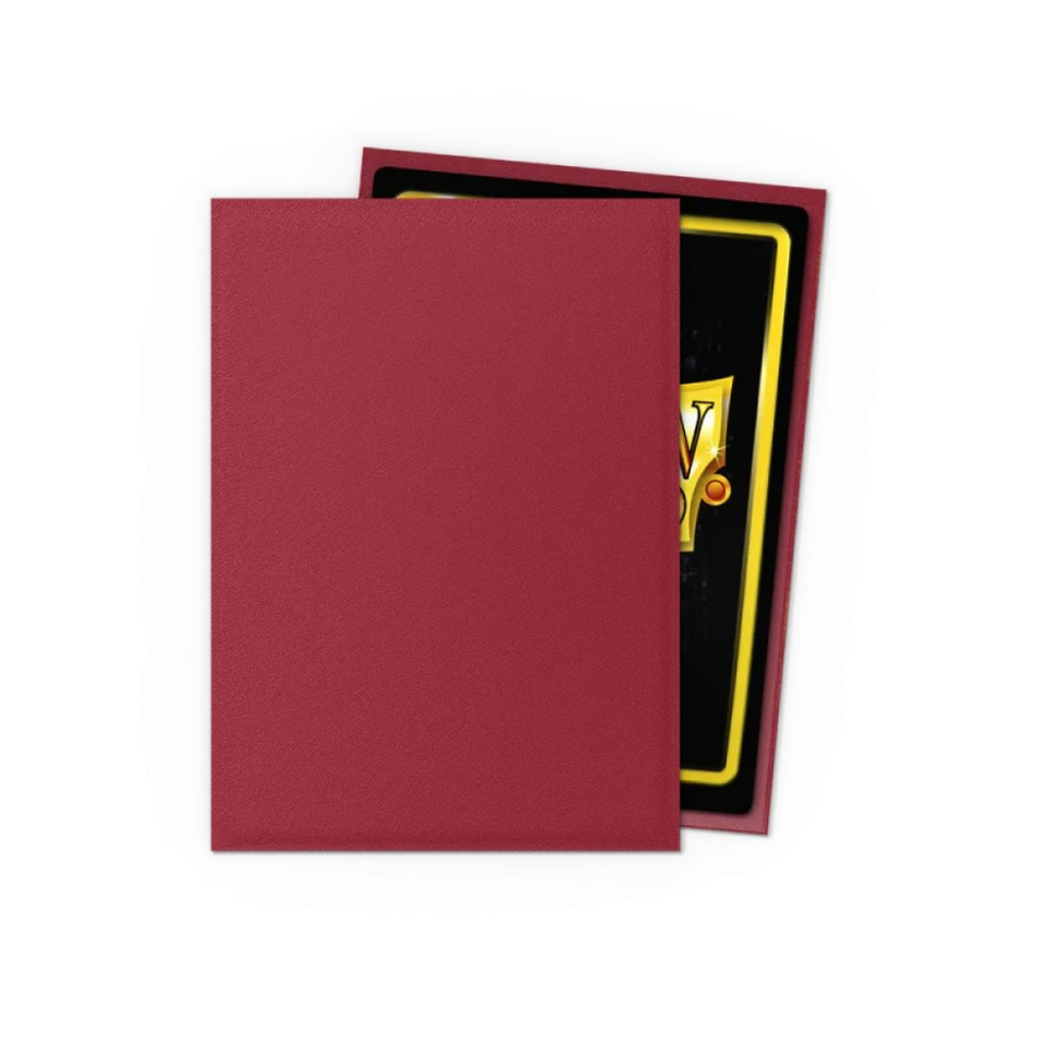 Dragon Shield Matte Sleeves - Non-Glare Blood Red Card Sleeves Dragon Shield Default Title