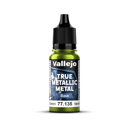 Vallejo True Metallic Metal: Base - Amber Green 18 ml Vallejo True Metallic Vallejo Default Title