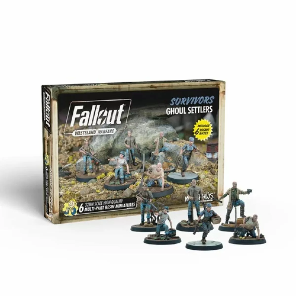 Fallout Wasteland Warfare - Survivors Ghoul Settler Fallout Wasteland Warfare Modiphius Entertainment Default Title