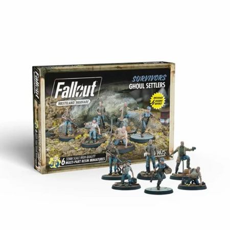 Fallout Wasteland Warfare - Survivors Ghoul Settler Fallout Wasteland Warfare Modiphius Entertainment Default Title