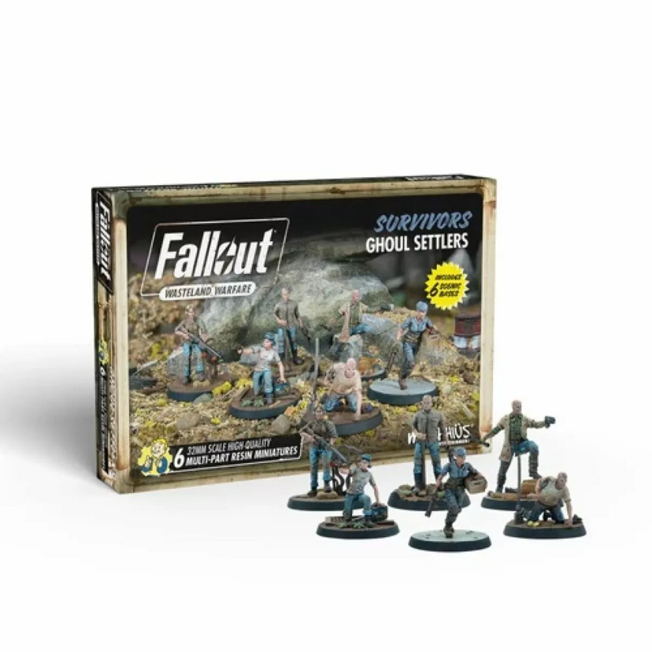 Fallout Wasteland Warfare - Survivors Ghoul Settler Fallout Wasteland Warfare Modiphius Entertainment Default Title