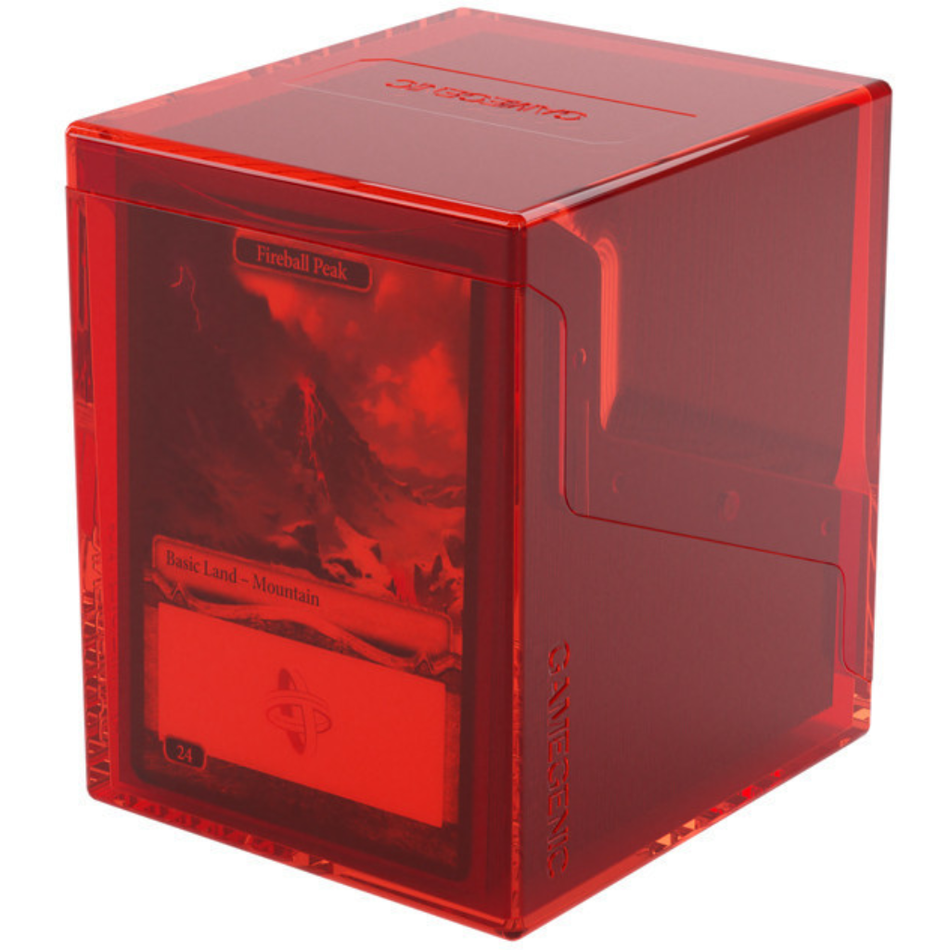 Gamegenic - Red Bastion Deck box XL 100+ Deck Box GameGenic