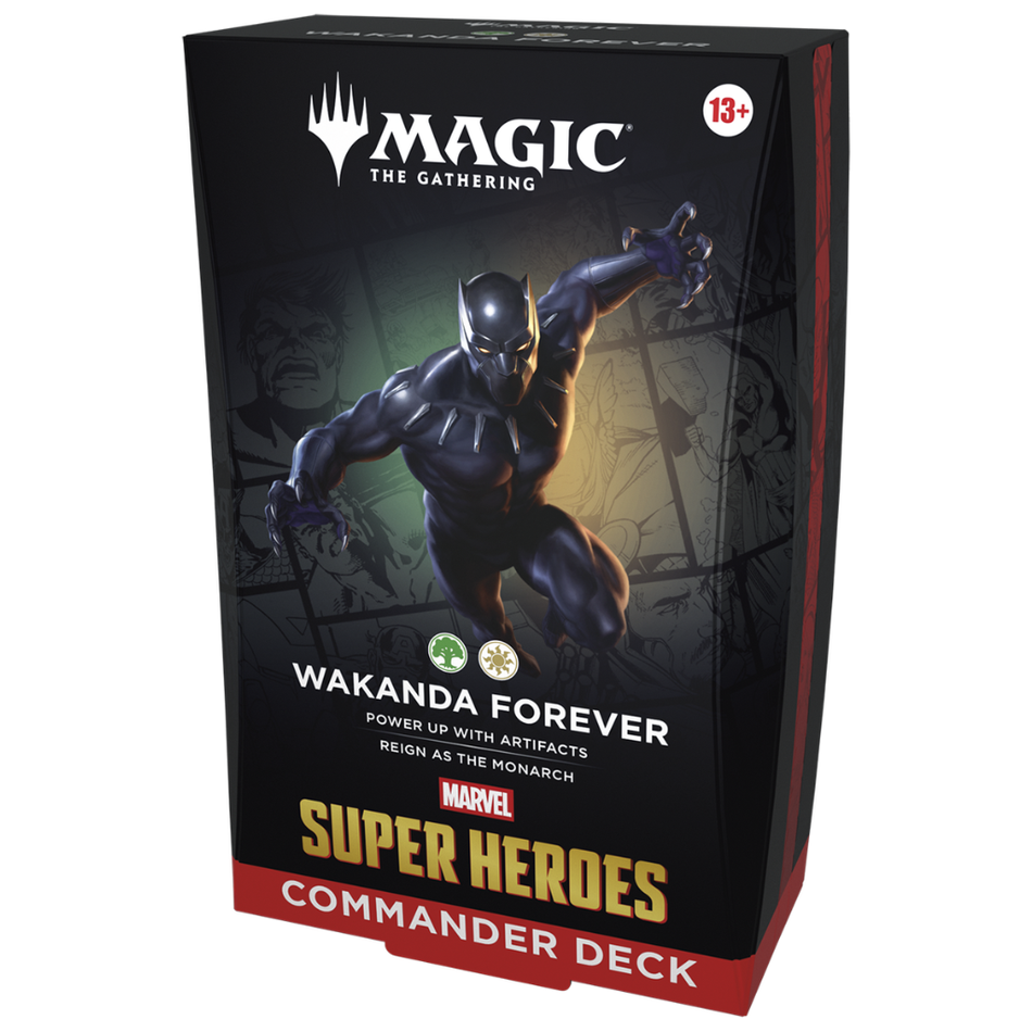 Magic Marvel Super Heroes - Commander Deck - Wakanda Forever Marvel Super Heroes Wizards of the Coast Default Title