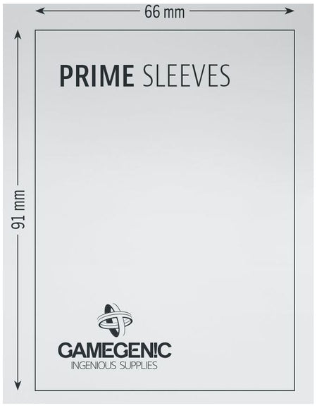 Gamegenic - Prime Card Sleeves - Black (100 Sleeves Pack) Deck Box GameGenic   