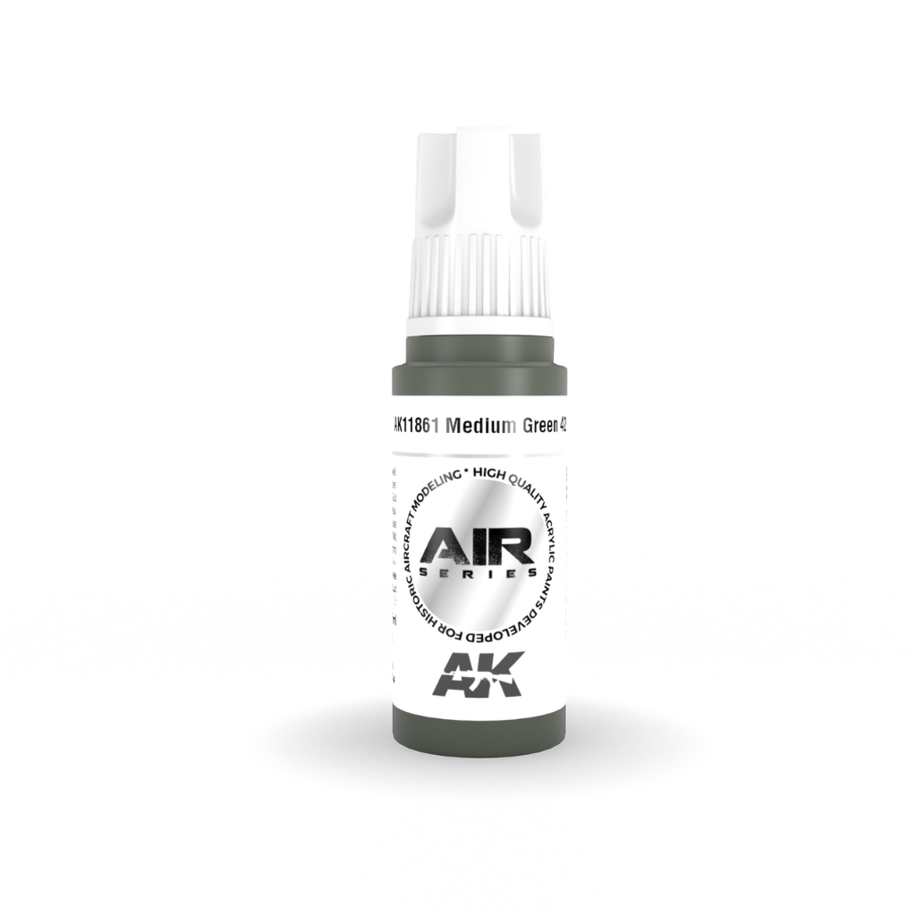 AK Interactve 3Gen Acrylics - Medium Green 17ml AK Gen3 Acrylics AK Interactive Default Title