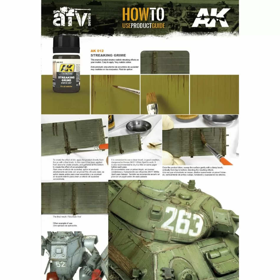 AK Interactive - Weathering Products - Streaking Grime General 35ml AK Interactive AK Interactive