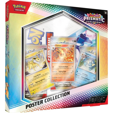 POKÉMON TCG Scarlet & Violet 8.5 Prismatic Evolutions Poster Collection Pokemon SV Prismatic Evolutions Pokémon TCG Default Title