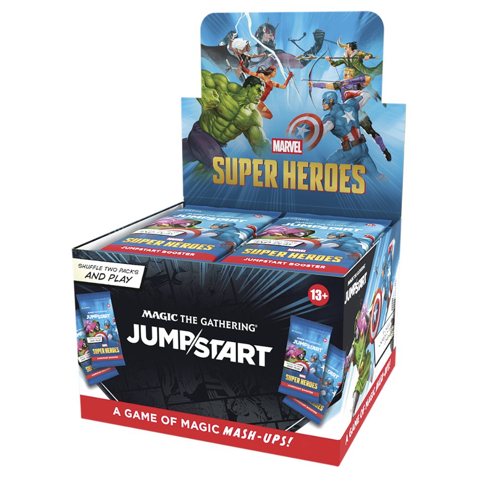 Magic Marvel Super Heroes - Jumpstart Booster Display Marvel Super Heroes Wizards of the Coast Default Title
