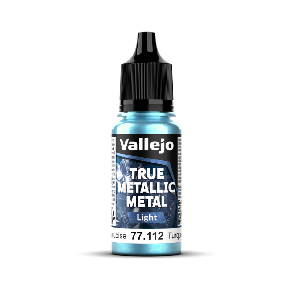 Vallejo True Metallic Metal: Light - Hydra Turquoise 18 ml Vallejo True Metallic Vallejo Default Title