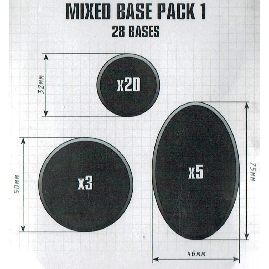 Citadel Mixed Base Pack 1 Bases Games Workshop