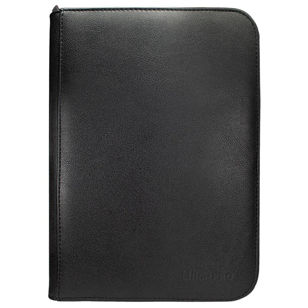 ULTRA PRO Binder - Vivid 4-Pocket Zippered Pro-Binder: Black Binder Ultra PRO Default Title