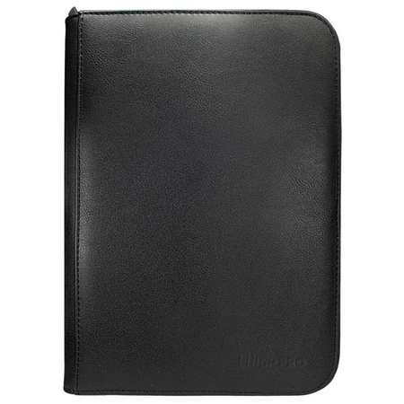 ULTRA PRO Binder - Vivid 4-Pocket Zippered Pro-Binder: Black Binder Ultra PRO Default Title