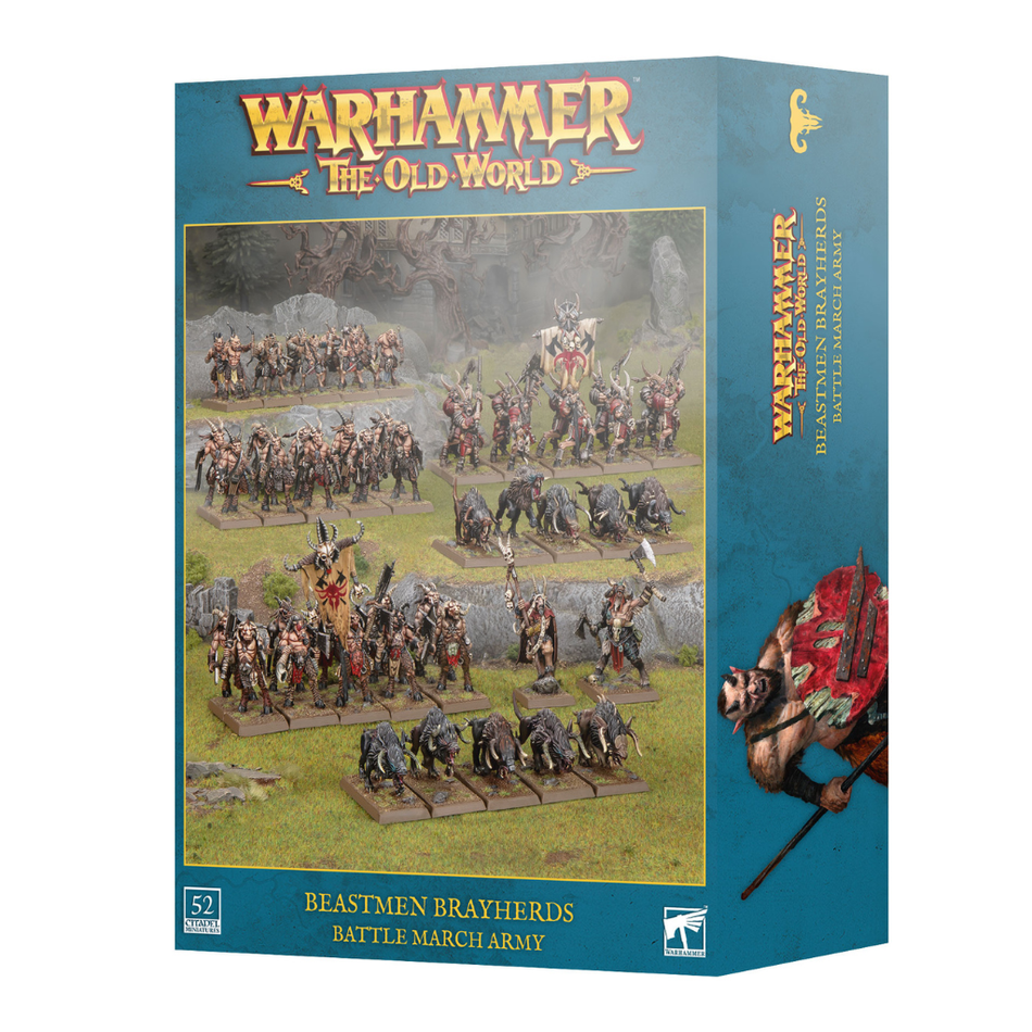 Beastmen Brayherds: Battle March Army Warhammer: The Old World Games Workshop