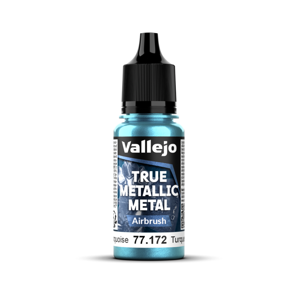 Vallejo True Metallic Metal: Air - Hydra Turquoise 18 ml Vallejo True Metallic Vallejo Default Title