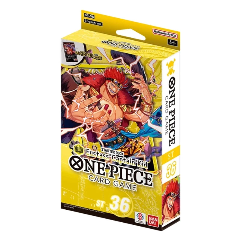 One Piece Card Game: STARTER DECK -YELLOW Eustass"Captain"Kid- [ST-36] One Piece Bandai Default Title