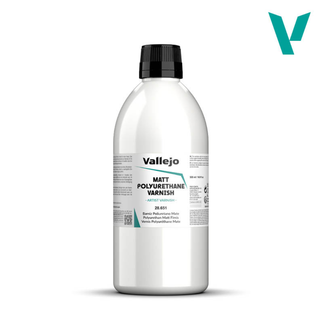 Vallejo Matt Polyurethane Varnish 500 ml Vallejo Auxiliary Vallejo Default Title