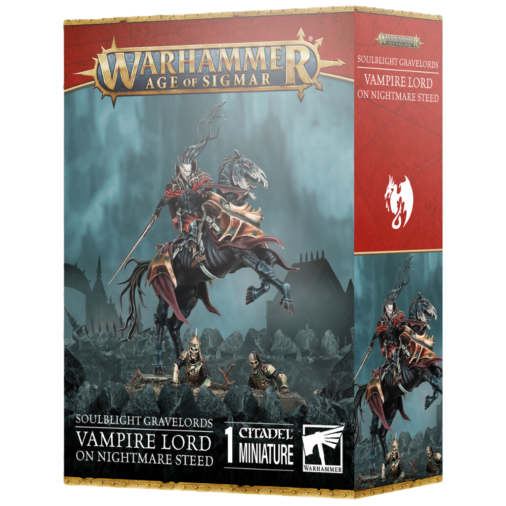 Soulblight Gravelords: Vampire Lord on Nightmare Steed Soulblight Gravelords Games Workshop