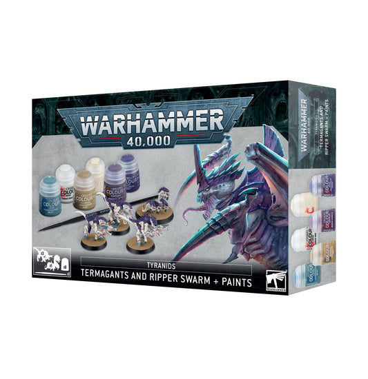 Tyranids: Termagants and Ripper Swarm + Paints Set Citadel Paint Sets Games Workshop Default Title  
