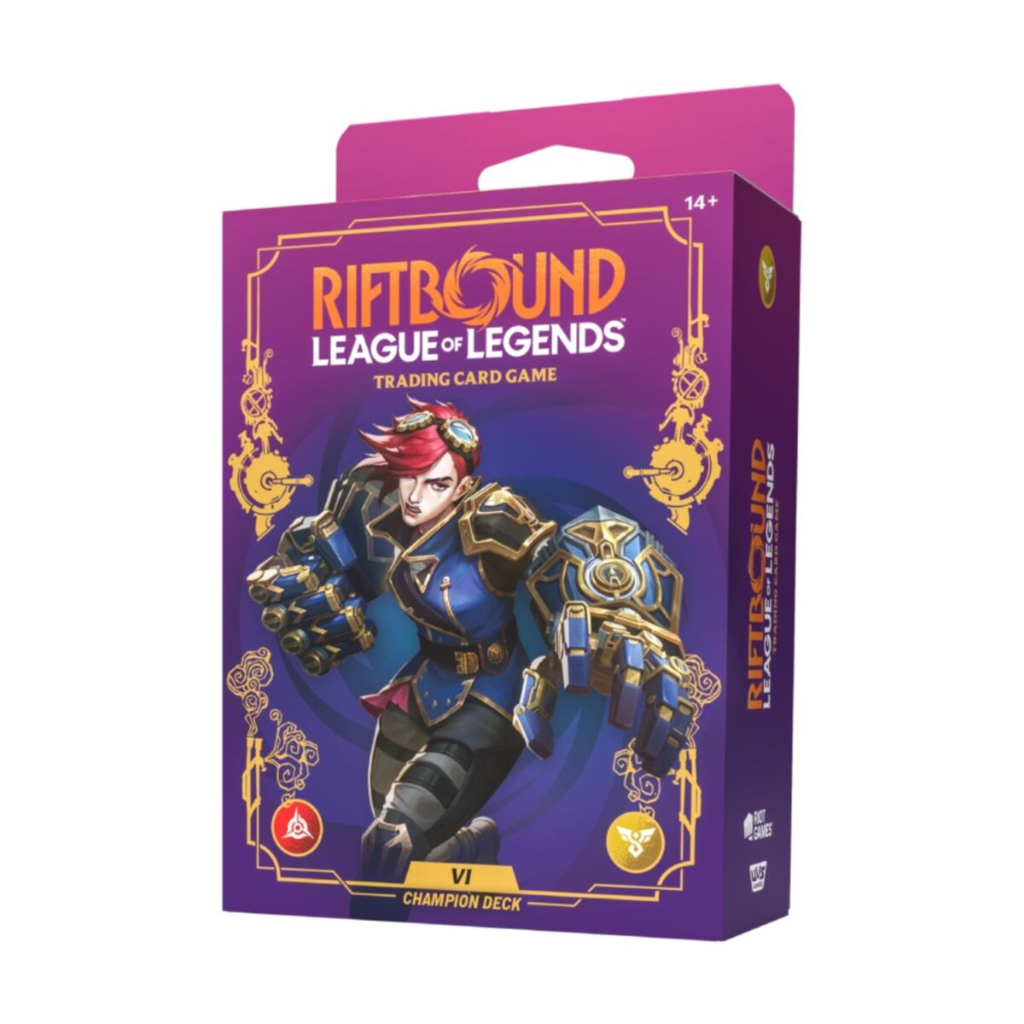 Riftbound: League of Legends TCG – Champion Deck Display – Unleashed: Vi League of Legends: Riftbound UVS Games