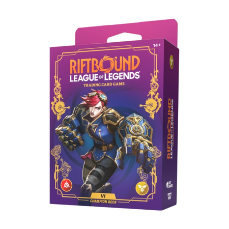 Riftbound: League of Legends TCG – Champion Deck Display – Unleashed: Vi League of Legends: Riftbound UVS Games