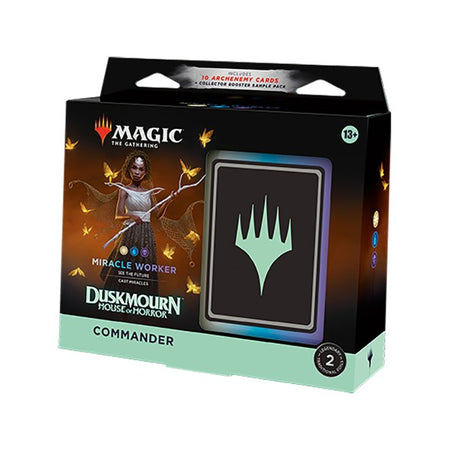 Magic The Gathering - Duskmourn House of Horrors Commander Miracle Worker (White/Blue/Black) Magic The Gathering Wizards of the Coast Default Title