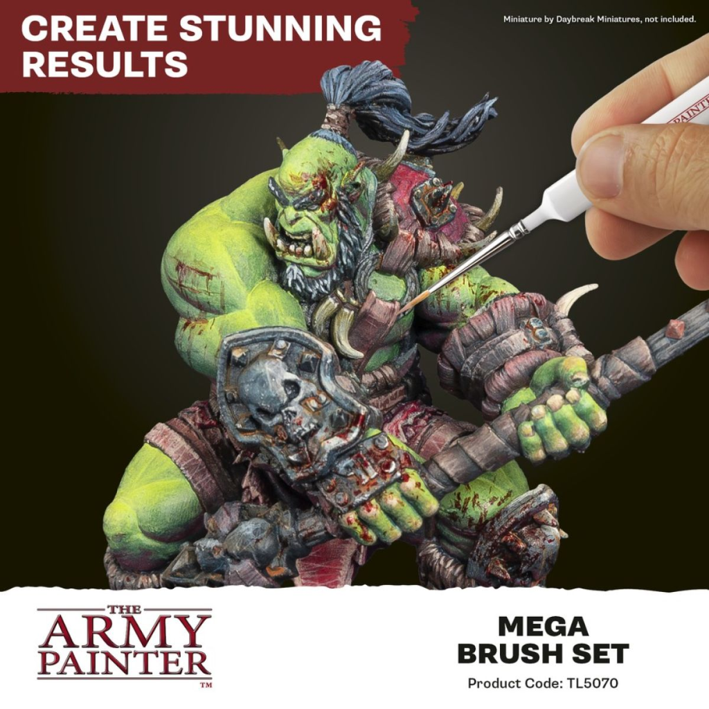 Army Painter - Brushes - Sets - Mega Brush Set Paint Brushes The Army Painter